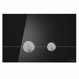 Кнопка Cersanit STERO для LINK PRO/VECTOR/LINK/HI-TEC стекло черный